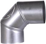 Firefix Rauchrohrbogen silbern &Oslash; 120 mm