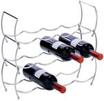 Zeller Weinregalset silber 42 x 14 x 14 cm 3-teilig