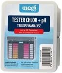 mediPOOL Wasseranalysetabletten f&uuml;r Chlor- und pH-Tester, 40-teilig