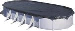 GRE Pool-Winterabdeckung schwarz 410 x 610 cm
