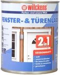 Wilckens 2in1 Fenster- & T&uuml;renlackseidenmatt wei&szlig; seidenmatt 750 ml