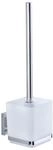 Wenko WC-B&uuml;rstengarnitur 'Vacuum-Loc Quadro' Edelstahl gl&auml;nzend