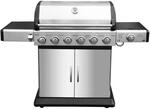 El Fuego Gasgrill 'Deluxe' schwarz, silber 112 x 148 x 56 cm