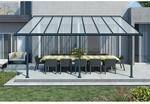 Palram-Canopia Terrassen&uuml;berdachung 'Olympia' anthrazit 294 x 546 cm Polycarbonat