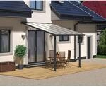 Palram-Canopia Terrassen&uuml;berdachung 'Olympia' anthrazit 294 x 307 cm Polycarbonat