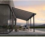 Palram-Canopia Terrassen&uuml;berdachung 'Olympia' anthrazit 294 x 924 cm Polycarbonat