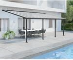 Palram-Canopia Terrassen&uuml;berdachung 'Olympia' anthrazit 294 x 739 cm Polycarbonat