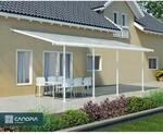 Palram-Canopia Terrassen&uuml;berdachung 'Feria' wei&szlig; 294 x 730 cm Polycarbonat