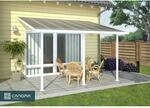 Palram-Canopia Terrassen&uuml;berdachung 'Feria' wei&szlig; 380 x 425 cm Polycarbonat