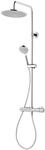 Schulte Duschsystem 'Rain III Modern Plus' mit Thermostat, rund, 110 cm