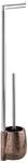 Wenko Stand WC-Garnitur 'Marrakesh' 2-in-1 Keramik braun mit Glanzstruktur