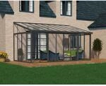 Palram-Canopia Wintergarten 'Sanremo' anthrazit 294 x 556 cm Polycarbonat transparent