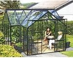 Vitavia Doppelschiebet&uuml;r f&uuml;r Gew&auml;chshaus 'Sirius' schwarz