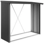 Biohort Brennholzlager 'WoodStock 230' dunkelgrau metallic 229 x 102 x 199 cm