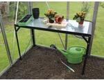 Vitavia Arbeitstisch Aluminium schwarz 121 x 54 x 76 cm