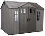 Lifetime Ger&auml;tehaus 'Saturn' dunkelgrau Kunststoff 7,44 m&sup2; 244 x 305 x 244 cm