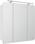 Fackelmann LED-Spiegelschrank 'Milano' wei&szlig; 89,9 x 78 x 15,8 cm