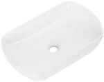 Fackelmann Aufsatzwaschbecken oval 'New York' wei&szlig; 50,5 x 12 x 31,5 cm