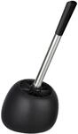 Wenko WC-Garnitur 'Polaris', schwarz matt 15 x 14,5 x 34,5 cm
