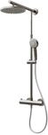 Schulte Duschsystem 'DuschMaster Rain Classic' mit Thermostat Edelstahloptik