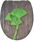 Sch&uuml;tte WC-Sitz 'Ginkgo and Wood' mit Absenkautomatik Duroplast