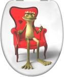 Sch&uuml;tte WC-Sitz 'Frog King' mit Absenkautomatik Duroplast