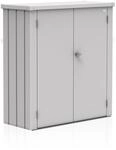 Biohort Terrassenschrank 'Romeo' Gr. M silber-metallic 132 x 140 x 57 cm