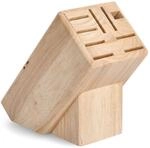 Zeller Messerblock naturfarben 25 x 22 x 12,3 cm