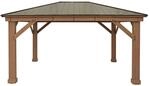 Westmann Pavillon 'Devon 12 x 16' Natur 371 x 490 x 315 cm