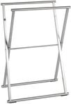 Wenko Handtuchst&auml;nder 'Lava' Edelstahl gl&auml;nzend 2 Stangen klappbar 53,5 x 35 x 80,5