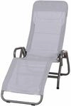 Siena Garden Liegestuhl 'Bito' klappbar grau 72 x 118 x 139 cm