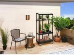 Vitavia Balkon-Gew&auml;chshaus 'Polis 350' 80,8 x 42,3 cm mit 3 mm Sicherheitsglas