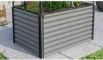 Vitavia Fr&uuml;hbeet-Unterbau 'Gaia Jumbo' granit-schwarz 83 x 122 x 65 cm