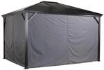 Sojag Vorhang-Set f&uuml;r Pavillon 'Verona 10 x 10' dunkelgrau
