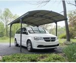Palram Carport 'Atlas 5000' mit Runddach anthrazit Metall 495 x 288 x 242 cm