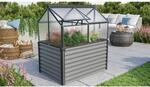 Vitavia Hochfr&uuml;hbeet 'Gaia Jumbo HKP' granitfarben/schwarz 122 x 137 x 83 cm