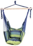 Garden Pleasure H&auml;ngesessel 'Tobago' Holz blau/gr&uuml;n 90 x 120 x 65 cm