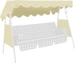 Angerer Freizeitm&ouml;bel Ersatzdach f&uuml;r Hollywoodschaukel beige 200 x 120 cm