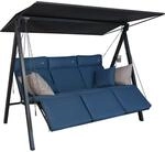 Angerer Freizeitm&ouml;bel Hollywoodschaukel 'Lounge Smart' 3-Sitzer blau 210 x 160 x 145