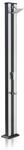 GRE Solardusche 'Luxe' silbern 38 Liter, 20 x 11 x 215 cm