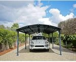 Palram-Canopia Einzelcarport 'Arcadia' anthrazit 359 x 649 cm Polycarbonat grau