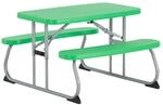 Lifetime Picknickgarnitur f&uuml;r Kinder gr&uuml;n 83 x 90 x 54 cm