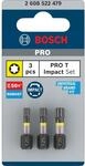 Bosch Schrauberbit-Set 'Pro T Impact' T20/T25/T30 x 25 mm, 3-teilig