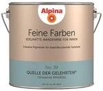 Alpina Feine Farben 'Quelle der Gelehrten' mittelblau seidenmatt 2,5 l