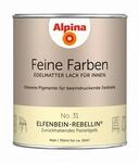 Alpina Feine Farben 'Elfenbein Rebellin' pastellgelb matt 750 ml