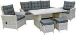 bellavista&reg; Loungem&ouml;belset 'Asti' f&uuml;r 7 Personen Kunststoffrattan