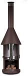 Buschbeck Grillkamin 'Melbourne' braun &Oslash; 65 x 39 x 230 cm