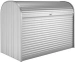 Biohort Garten- und M&uuml;lltonnenbox 'StoreMax 190' silber-metallic