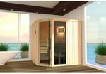 Weka Elementsauna 'Varberg 3' 194 x 194 cm mit Ofen 'BioS' 7,5 kW