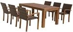 Garden Pleasure Gartenm&ouml;belset 'Topeka' f&uuml;r 6 Personen Akazienholz